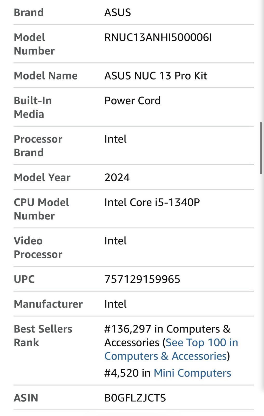 Discover the Secret ASUS NUC 13 Pro Mini PC i5-1340P 32GB RAM 2TB SSD Windows 11 Pro