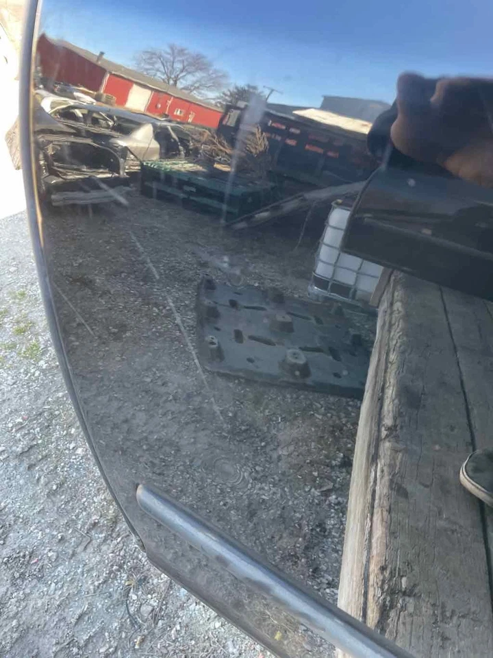 Puerta delantera izquierda SAAB 9-3 CV 04-12 170 negra Foto 2 de 4