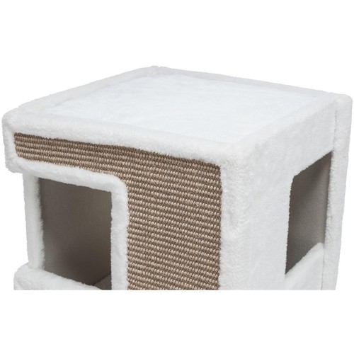 TRIXIE Gerardo 3-Story Cat Tower, Scratching Surface, Removable Cushions - Picture 6 of 9