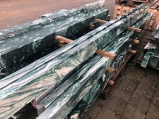 Grabeinfassung Einfassung Urnengrab Bord Naturstein gr&uuml;n Grabstein Umrandung