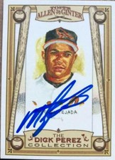 Miguel Tejada Autographed 2006 Topps Allen & Ginter Dick Perez Sketches #3