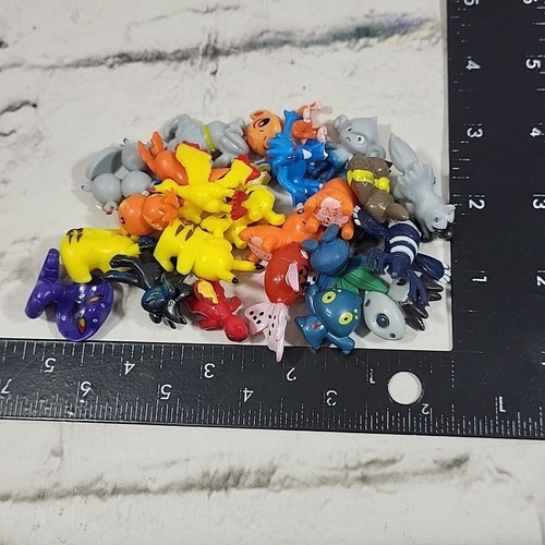 Pokemon Mini Figures Small Miniature Pikachu Evee Charzard Lot Of 23 - Picture 13 of 13