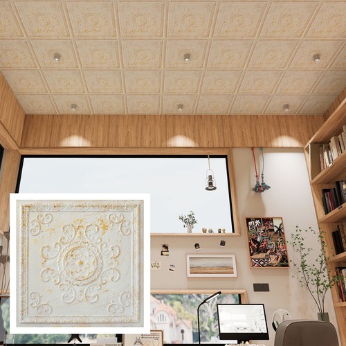 Reclaimed ceiling tiles, Decorative wall panels, for Nightclub PL08 DCGW 10pcs - Picture 2 of 20