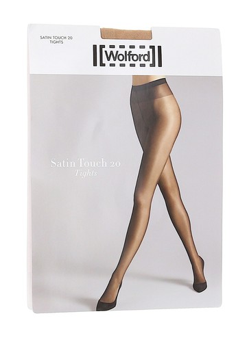 Wolford Gobi Beige Satin Touch 20 Sheer 