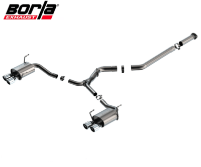 #ad Borla S Type Cat Back Exhaust w 3.5quot; Dual Tips For 2022 2024 Subaru WRX Turbo $1699.99
