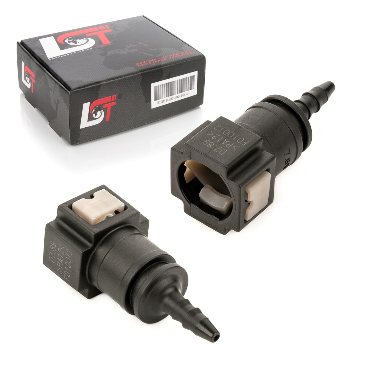 2X Quick Release Fuel Line Hose Coupling Straight Narrow 7.89*4.5Mm
