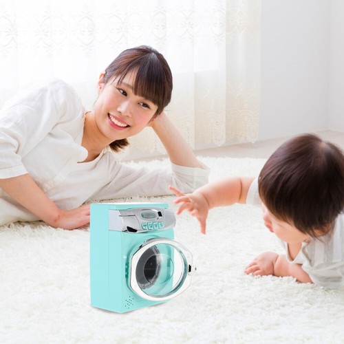 Simulated Washing Machine Washing Machine Laundry Set Early Learning Toy - Bild 9 von 12