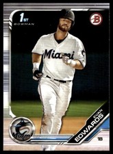 2019 Bowman Draft Evan Edwards G37 Miami Marlins #BD-168