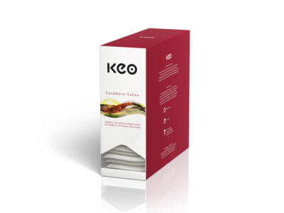 KEO Tee ORANCUJA – Bio Früchtetee Mit Orangen-Cuja Geschmack, 15 Aromakuverts