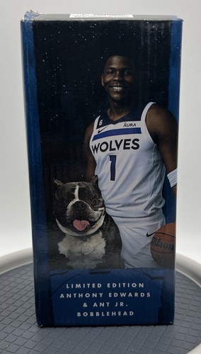 Anthony Edwards and Ant Jr Bobblehead Timberwolves 2022-2023 - Picture 7 of 12
