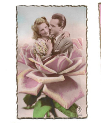 Alte ausgefallene Postkarte P.F. Paris Nr 650