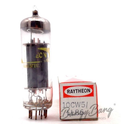 Raytheon 10CW5/LL86 Vertical Deflection Power Pentode TV Audio Vacuum Tube Valve