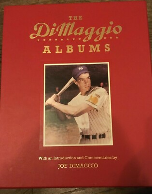 THE DIMAGGIO ALBUMS JOE DIMAGGIO HARD COVER BOOK SET 2 VOLUMES PUTNAM NY YANKEES