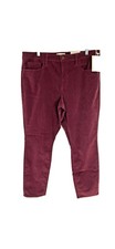 Womens Universal Thread Burgundy High-Rise Skinny Corduroy Pants Size 6 Reg