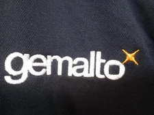 NIKE GOLF GEMALTO Digital Security Black Polo Shirt Size XL