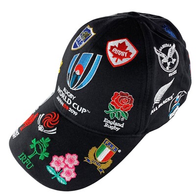 Rugby World Cup Japan 2019 Hat Adjustable England All Blacks FFR