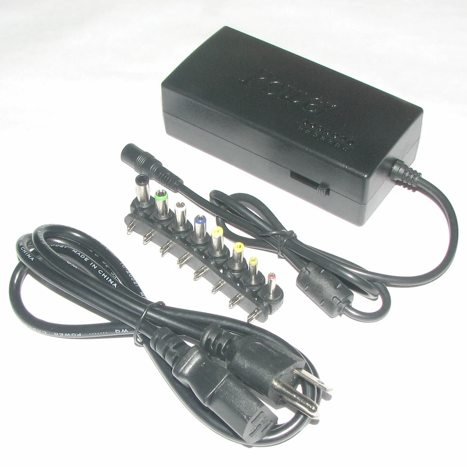 Universal Laptop Car and Airplane AC DC Adaptor 12V-24V 4-4.5A output multi plug - Image 3 of 4