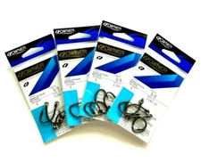 4 PACKS Owner Ringed Offshore Bait Hook Size 3/0 Black Chrome 5-Count 5129R-131