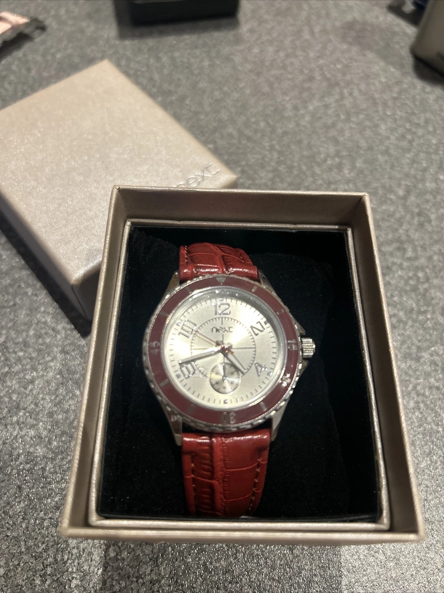Next Ladies Watch Leather Strap Brand New Boxed eBay