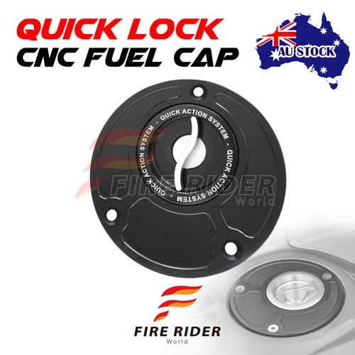 For Yamaha YZF R6 99-17 04 05 06 07 08 09 Black Silver CNC Quick Lock ...