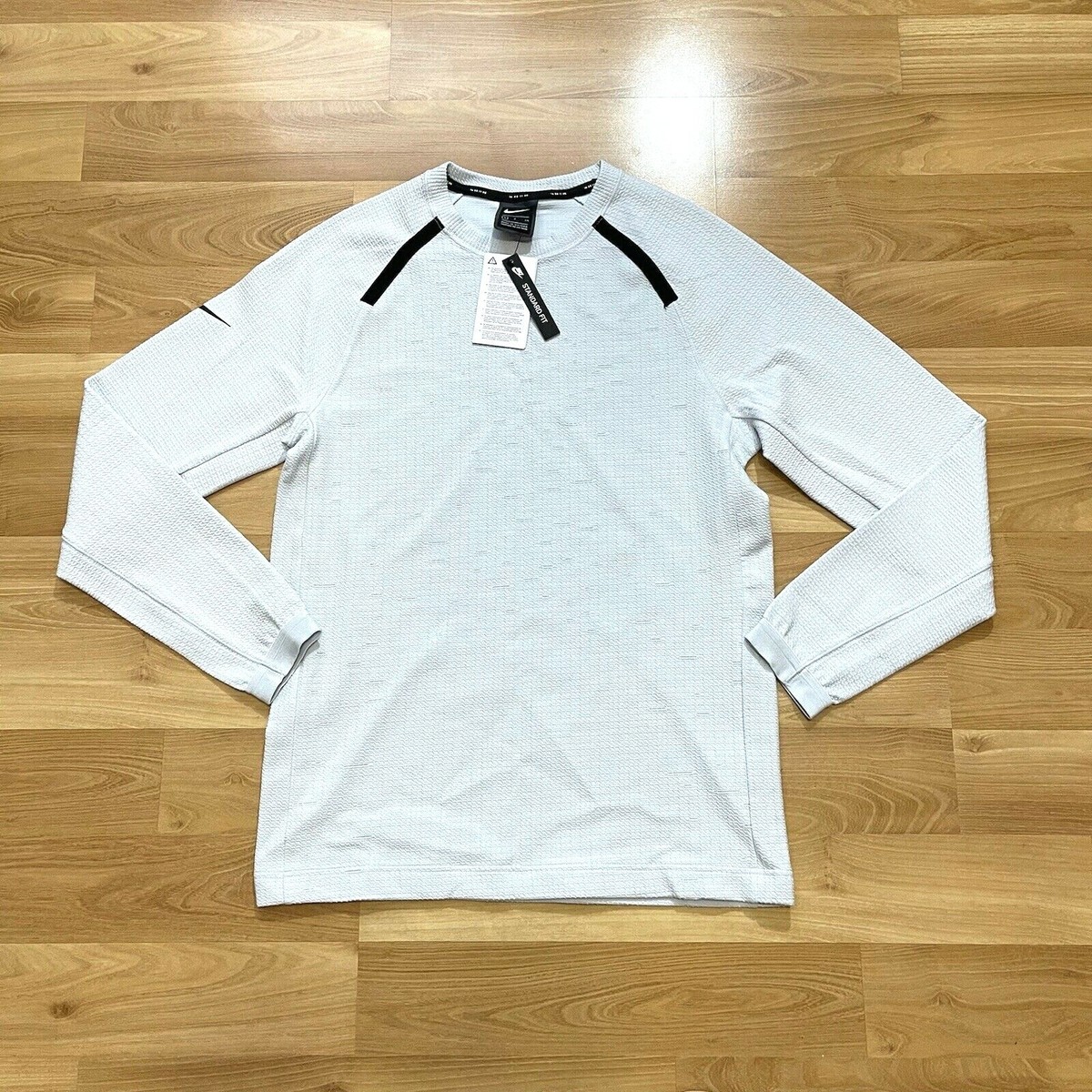 トップス 00s nike tech training shirt Rare Nike Tech Pack Men Size Small Long Sleeve Athletic Shirt Top