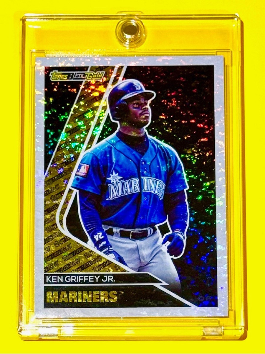 Ken Griffey Jr. MINT TOPPS BLACK GOLD SHIMMER REFRACTOR HOF
