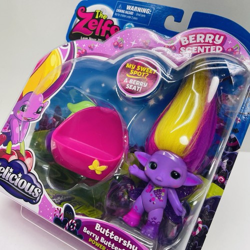 The Zelfs BUTTERSHY Berry Butterfly Zelf Doll 2 1/2" Figura Moose Toys 2013 NUEVO