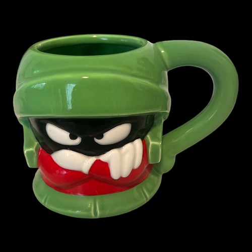 Taza de café Looney Tunes Marvin The Martian 3D 1996 verde - Imagen 6 de 11