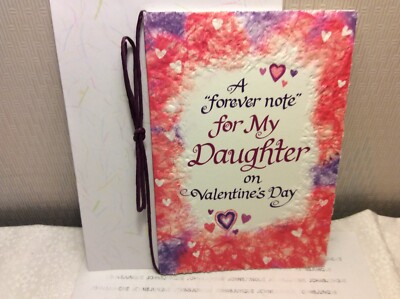 VALENTINE DAUGHTER BLUE MOUNTAIN CARD New w/Envelope ''My Daughter on....''