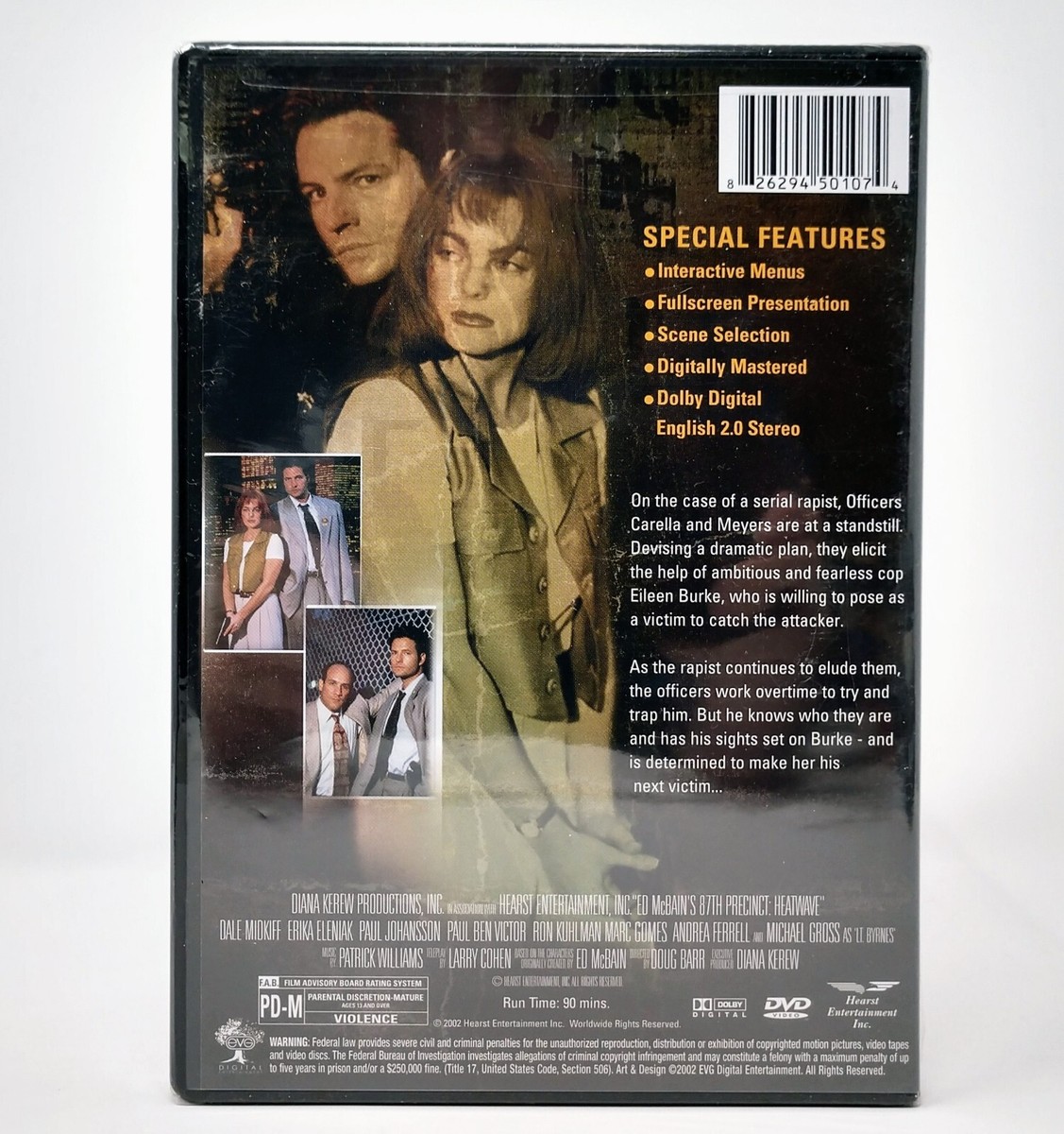 Ed McBain's 87th Precinct Heatwave DVD Unopened - Dale Midkiff | eBay