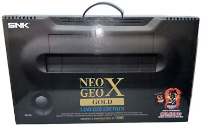 SNK Neo Geo X Gold Limited Edition Ninja Masters Console w SNK Neo Geo X Gold Limited Edition Ninja Masters Console w