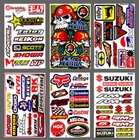 6Mix Sticker Sheet Agip HRC Vintage Stickers Decals Motorcycle Motorcoss ATV