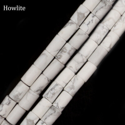 5*8mm Multi-color Gemstone Tube Cylinder Loose Beads for Jewelry Making DIY 15''