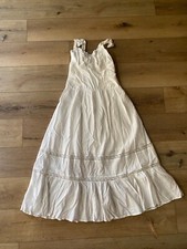 Reformation Lisette Dress Size 2 White 100% Cotton Bridal Graduation Summer
