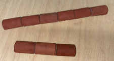 Dolls house 1:12  Ridge tiles ( ½ round) Pack of 12  £10.99