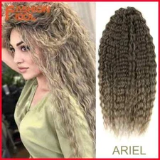 Ariel Hair Synthetic Twist Crochet Curly Hair 24 Inch Water Wave Braid Hair Ombr