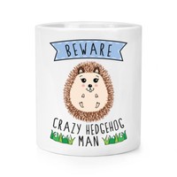 Beware VerrüCkte Igel Mann Makeup Pinsel Bleistift Topf - Lustig Tiere