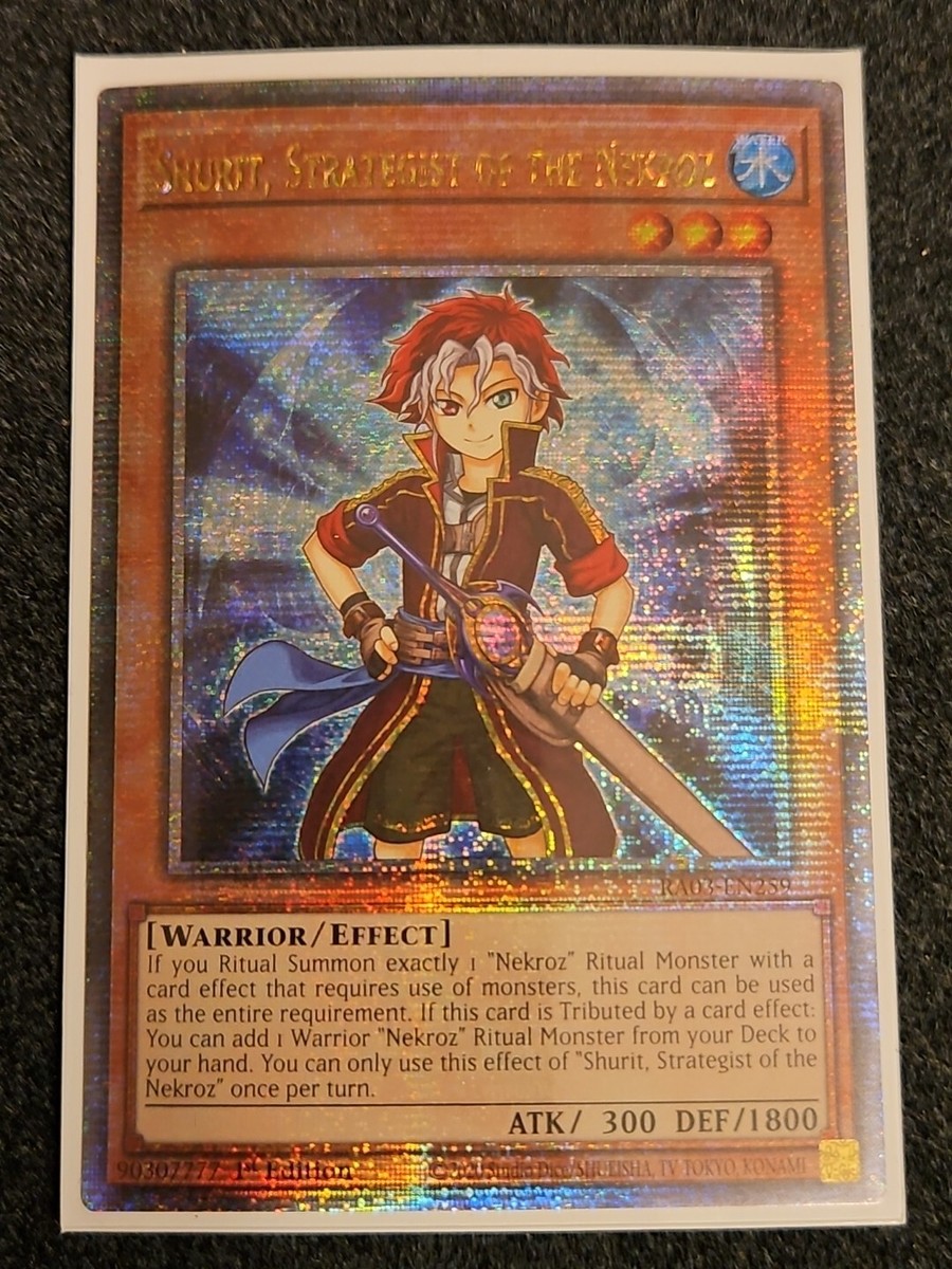 Yu-Gi-Oh! Shurit, Strategist of the Nekroz RA03-EN259 Quarter