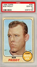 1968	Topps	Bob	Priddy	391	PSA 10	White Sox	14113