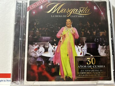 Rare Balada Limited Edition CD & Dvd Margarita La Diosa De La Cumbia 30 Años