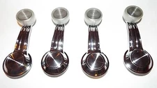1967-1968-1969 CAMARO, FIREBIRD 4 Window Handle Crank Kit with Clear Knobs,clips