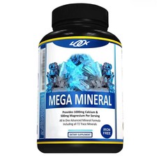 Capsule minerali calcio, magnesio, zinco, potassio, boro, selenio, cromo