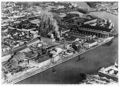 Photo:Aerial view of Pusey and Jones Corporation, Wilmington