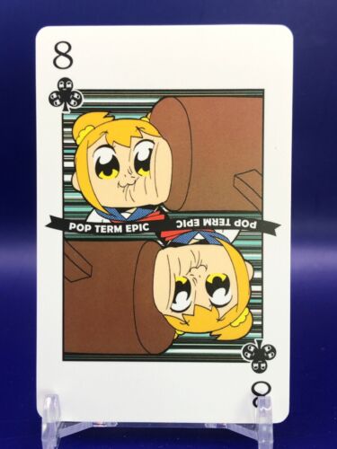 Pop Team Epic Playing Cards FuRyu Japanese Club 8 - Picture 1 of 5