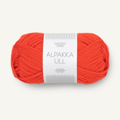 ALPAKKA ULL von SANDNES GARN - SPICY ORANGE (3819) - 50 g / ca. 100 m Wolle