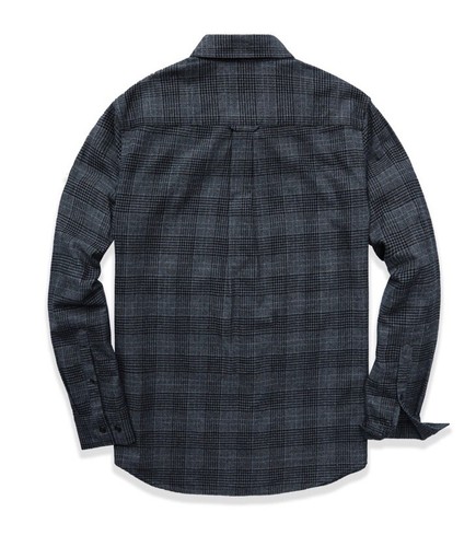 NEW Dubinik Long Sleeve RRP$55 Plaid Flannel Black Shirt Mens Sz M Country Rip - Picture 5 of 18