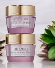 2X New Estee Lauder Resilience Multi-Effect Face Neck SPF15 and Eye Cream