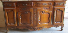 Bahut Enfilage style Provençal bois scuplture soupière 4 tiroirs 4 portes 2,20 m