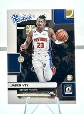 2022-23 Donruss Optic “The Rookies” Holo Prizm Insert Jaden Ivey #5 Pistons