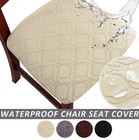 6pcs Waterproof Chair Seat Covers for Dining Room Form Fit Seat Covers